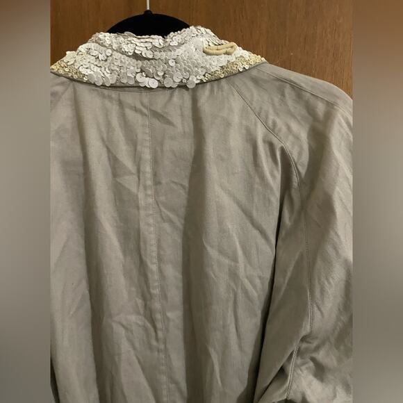 Dries Van Noten trench coat with sequin embellishment - Picture 9 of 13